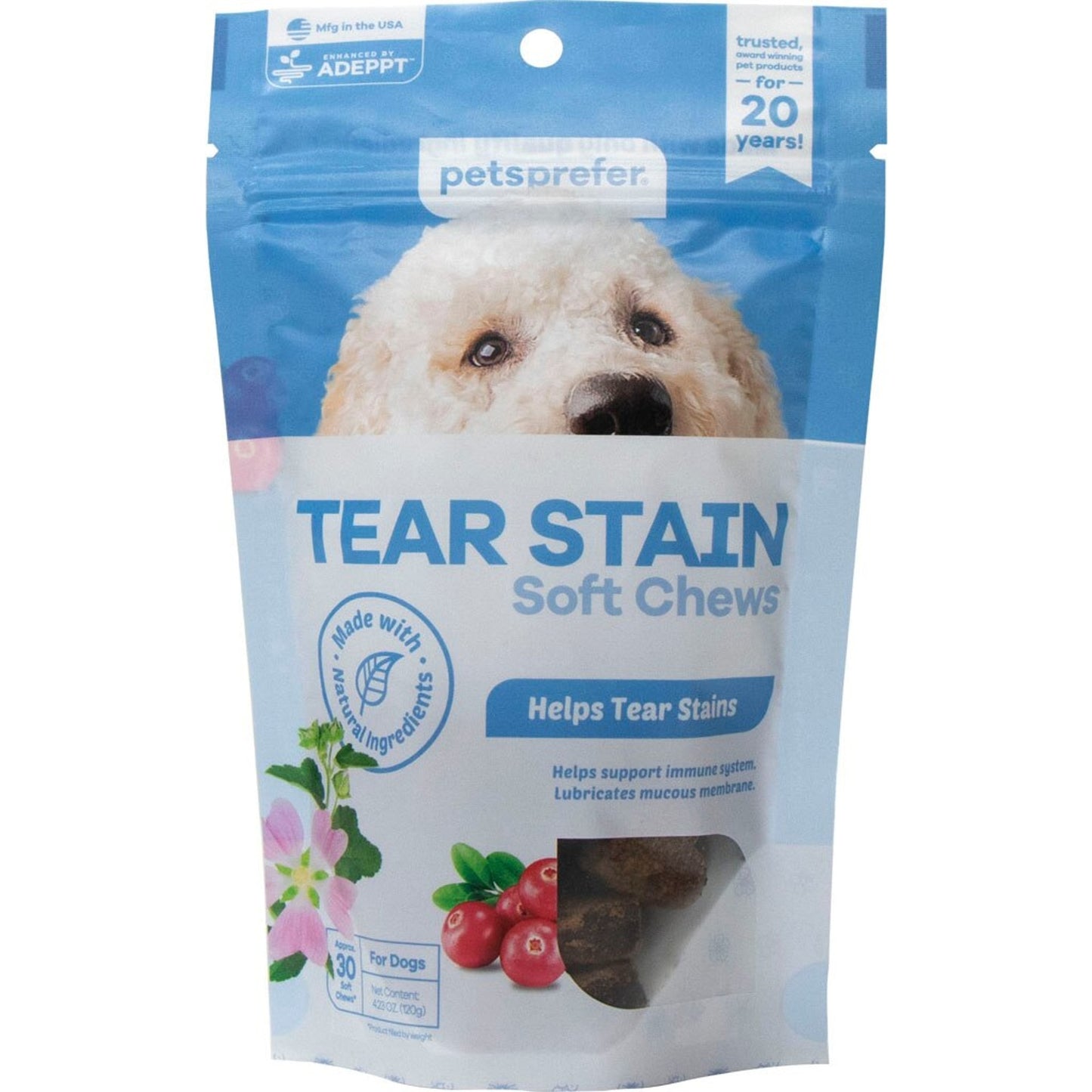 Pets Prefer Tear Stain Soft Chews For Dogs