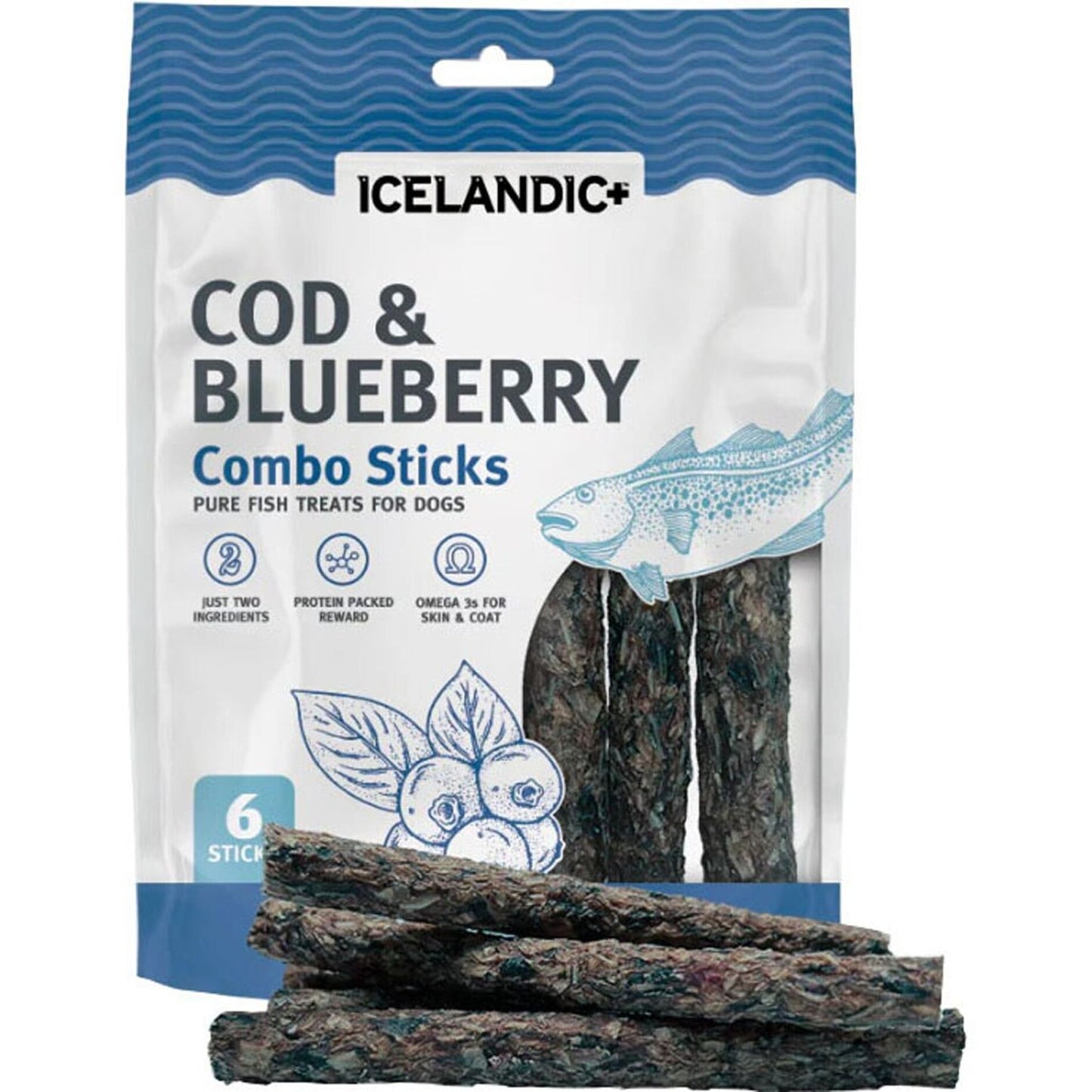 Icelandic+ Combo Bites Pure Fish Treats For Dogs