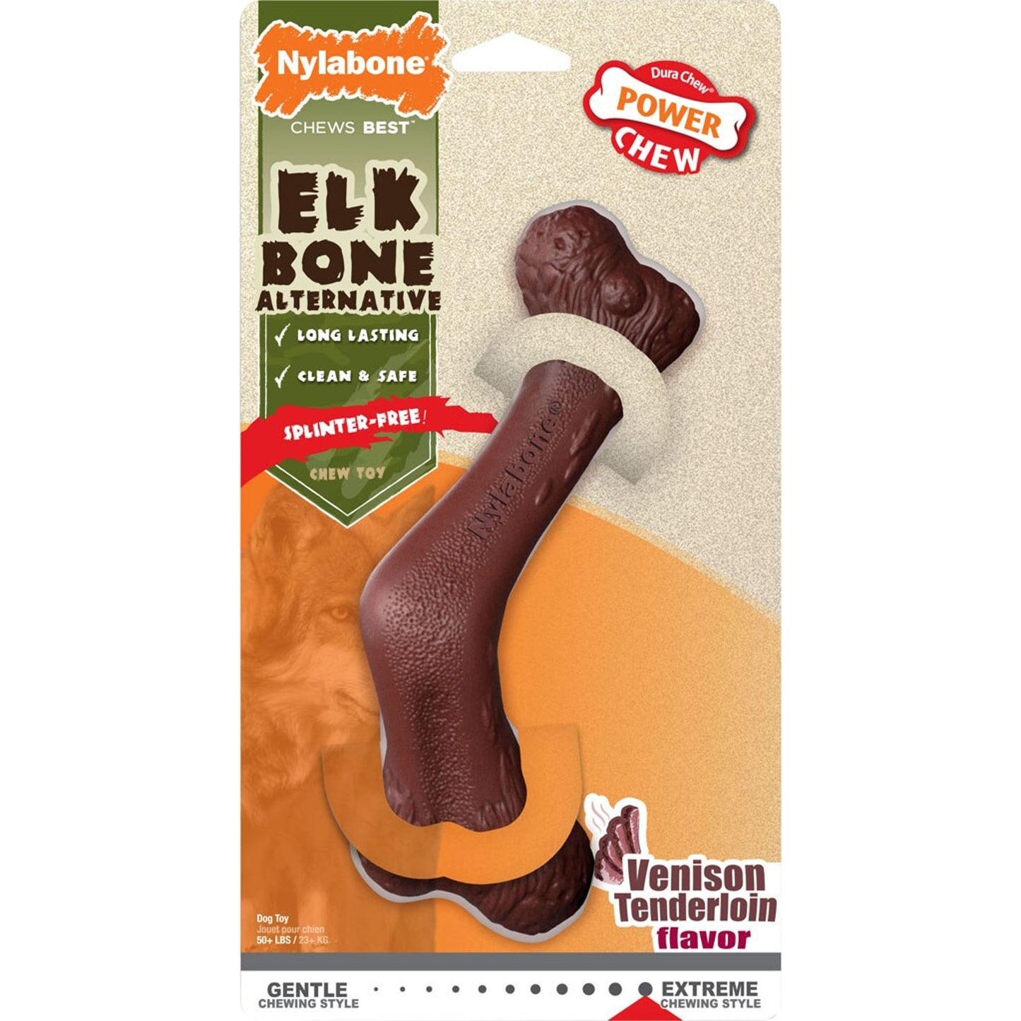 Nylabone Power Chew Elk Bone Alternative