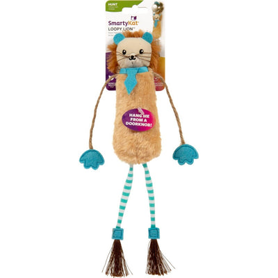 Smartykat Loopy Lion Door Hanging Catnip Cat Toy