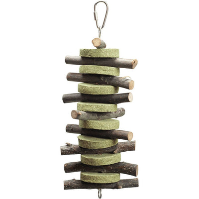 Nibbles Timothy Hay Stack Chews W/ Wood Sticks