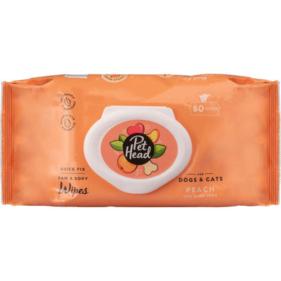Pet Head Quick Fix 2 In 1 Wipes