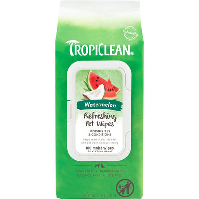 Tropiclean 2-In-1 Refreshing Pet Wipes