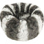 Sleep Zone Faux Fur Round Bed