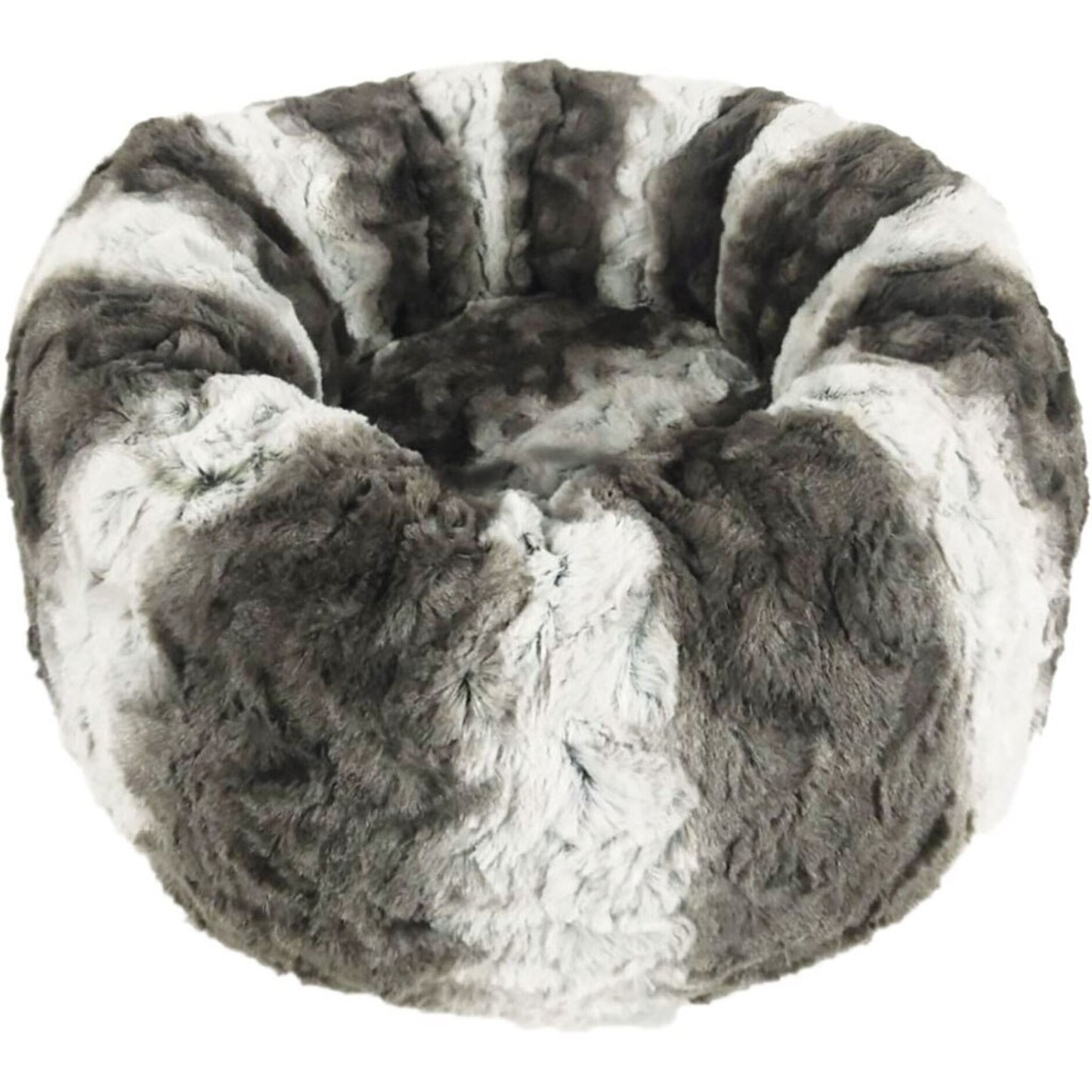 Sleep Zone Faux Fur Round Bed