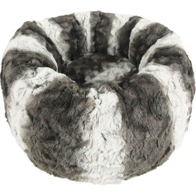 Sleep Zone Faux Fur Round Bed
