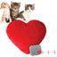 Mother'S Heartbeat Kitty Heart Pillow