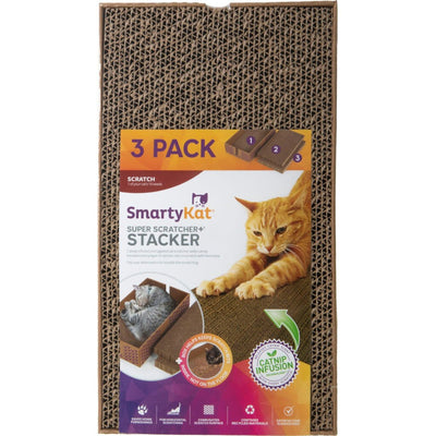 Smartykat Super Scratcher+ Stacker/Lounge