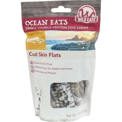 Wild Eats Cod Skin Flats Dog Chews