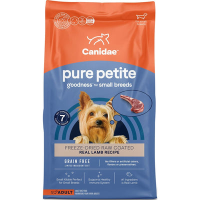 Pure Petite Sm Breed Raw Coated Gf Dog Food