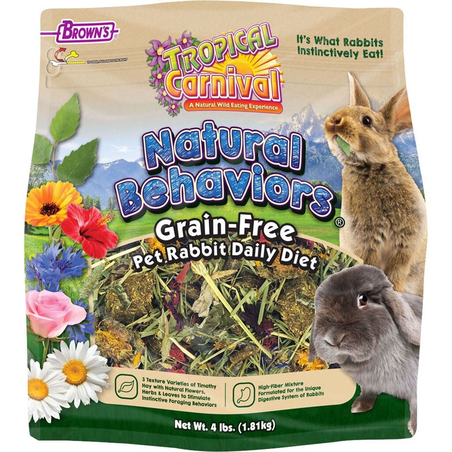 Tropical Carnival Natural Behaviors Rabbit