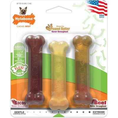 Nylabone Moderate Chew Variety Pack