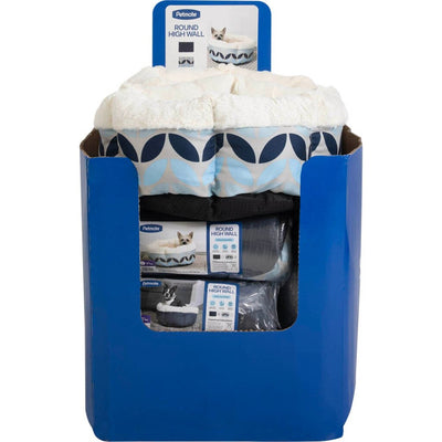 Petmate Round High Wall Compresed Bed