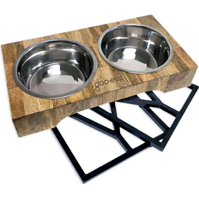 Goo-Eez 3 In 1 Adjustable Mango Wood Dbl Diner