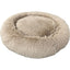 Spot Sleep Zone Round Faux Fur Bed