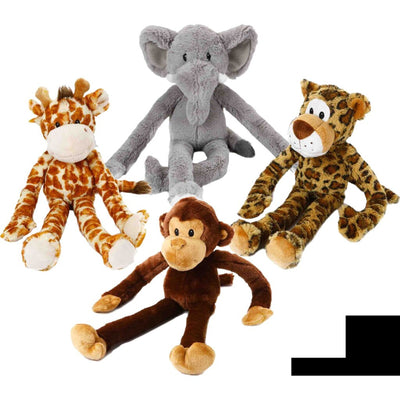 Multipet Swingin' Safari Plush Dog Toy