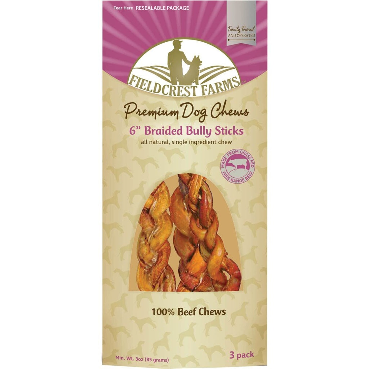 Fieldcrest Farms Braided Bully Sticks