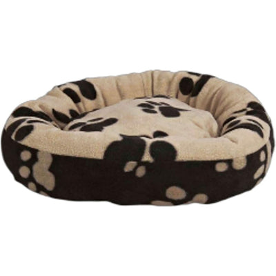 Sleep Zone Allover Paws Round Bed