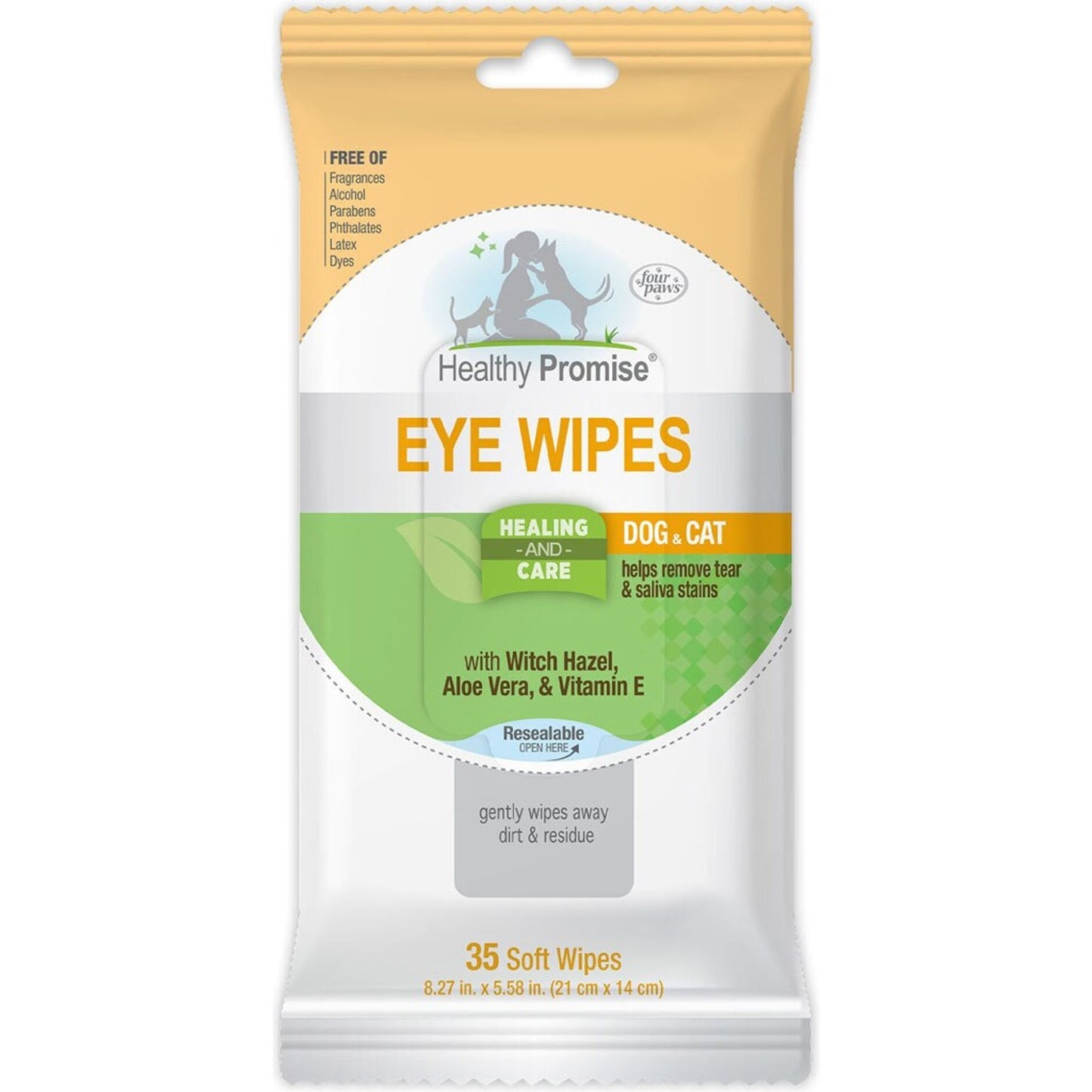 Healthy Promise Eye Wipes For Dogs & Cats
