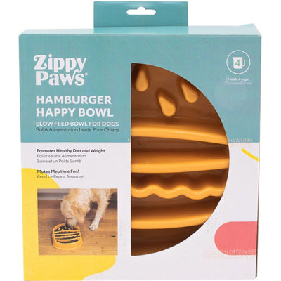 Zippypaws Happy Bowl Slow Feeder Burger