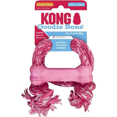Kong Puppy Goodie Bone W/Rope