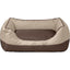 Sleep Zone 2 Tone Plush Bed