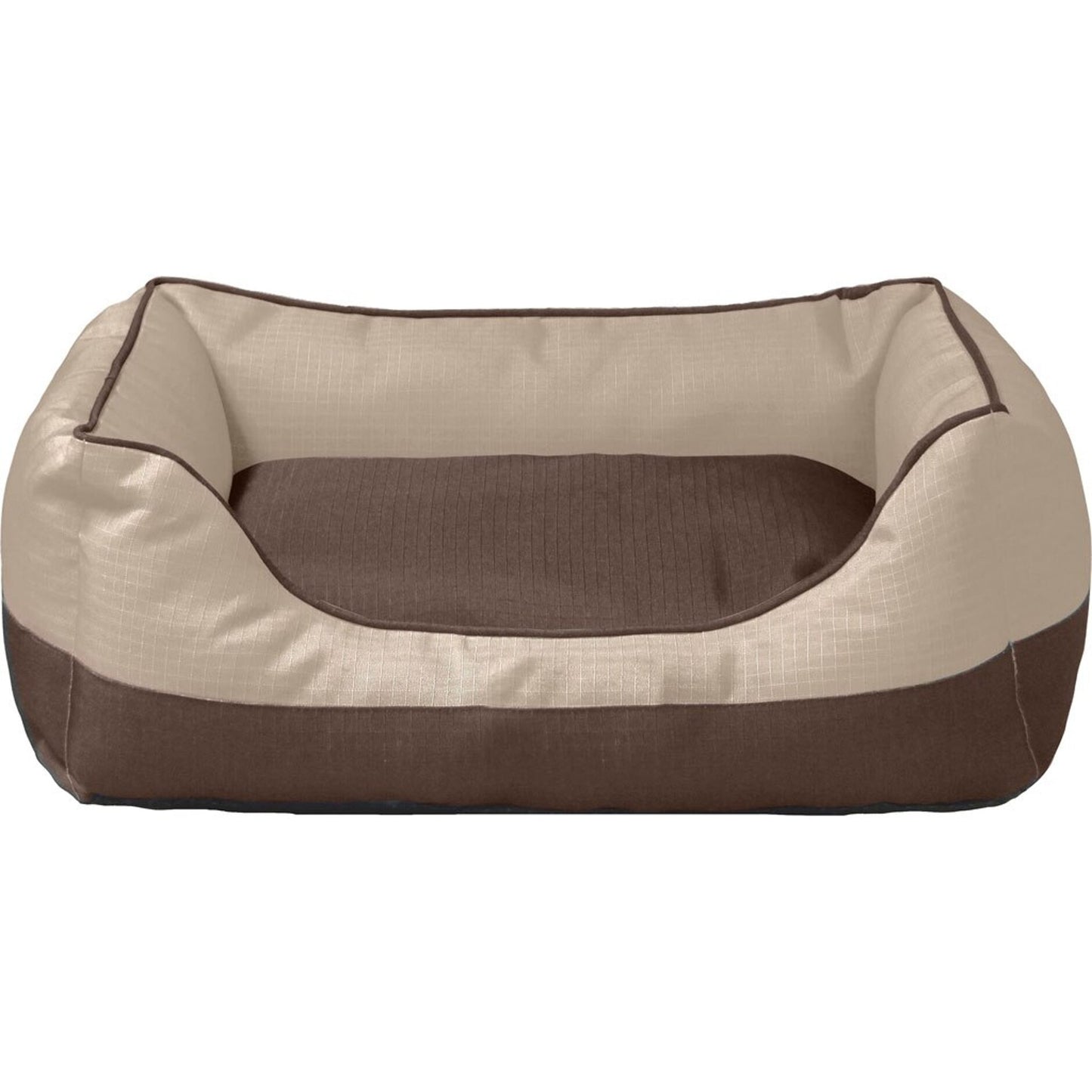 Sleep Zone 2 Tone Plush Bed