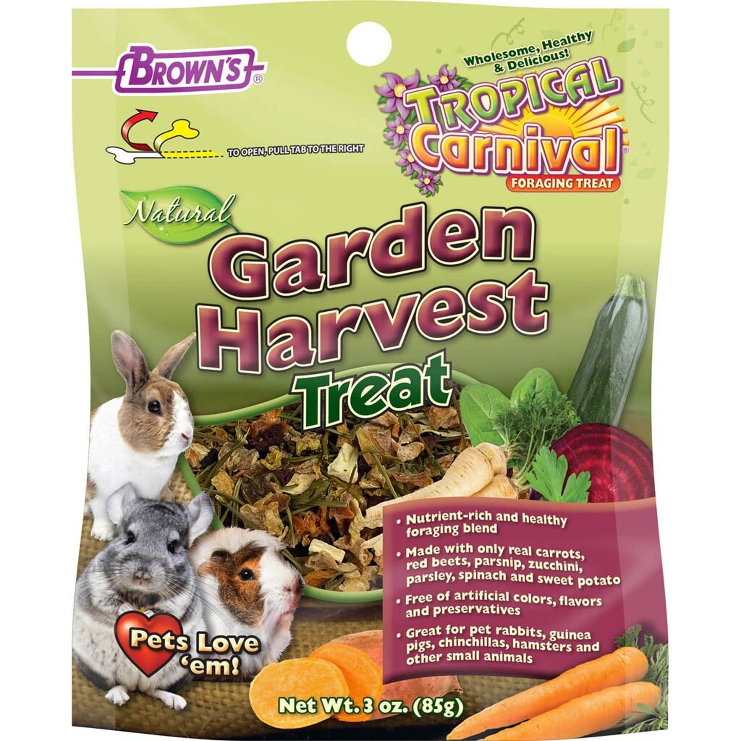 Tropical Carnival Natural Small Animal Treat
