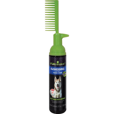 Furminator Rinse Free Foam Comb Dog