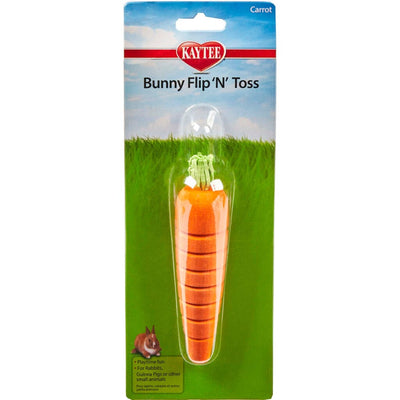 Kaytee Bunny Flip-N-Toss Carrot Toy