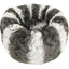 Sleep Zone Faux Fur Round Bed