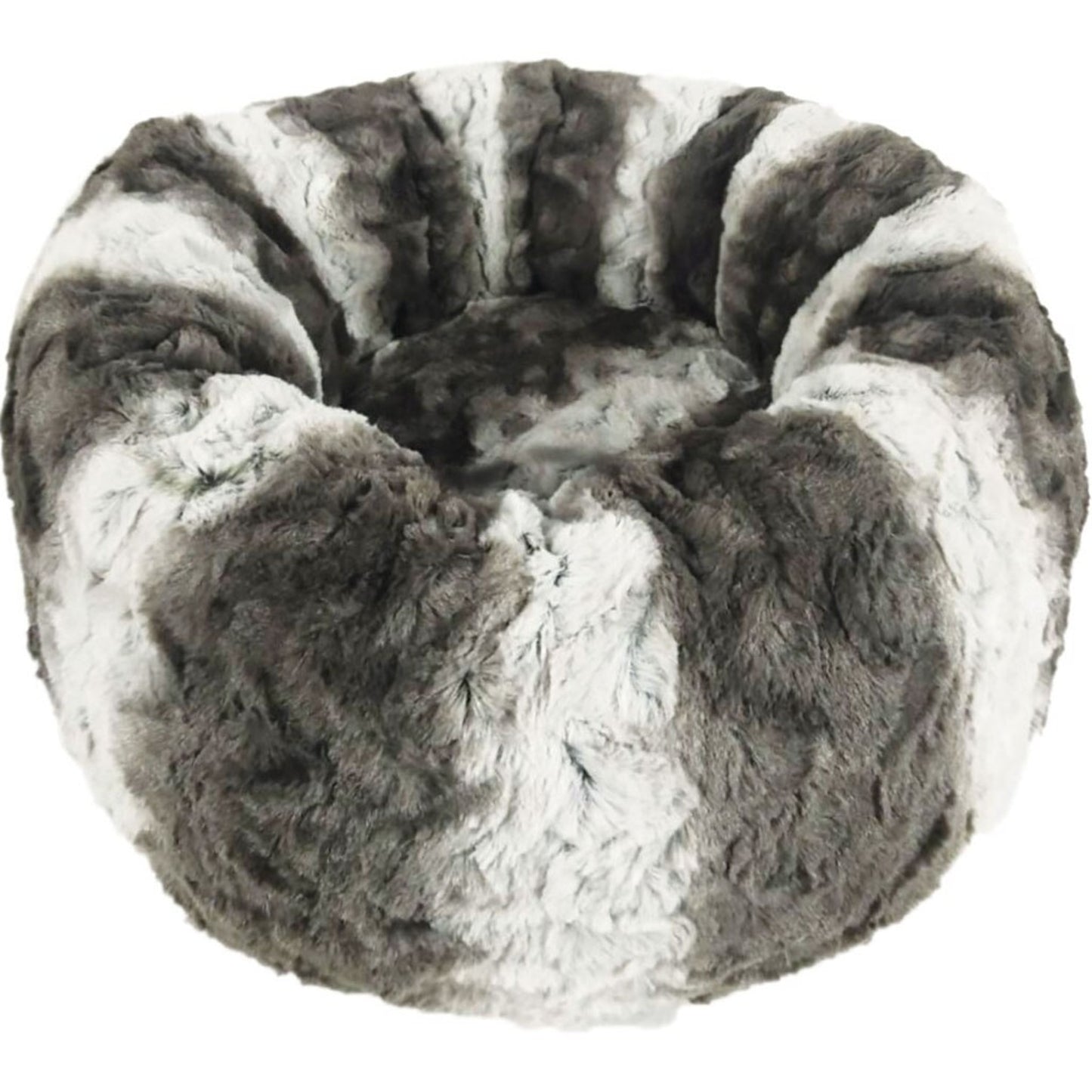 Sleep Zone Faux Fur Round Bed