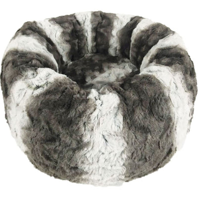 Sleep Zone Faux Fur Round Bed