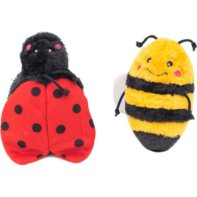 Zippypaws Crinkle Bee & Ladybug