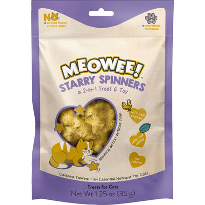 Meowee! Starry Spinners 2 In 1 Cat Treat And Toy