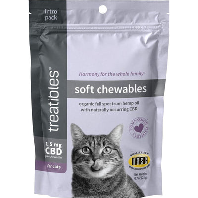 Treatibles Hemp Soft Chewables For Cats