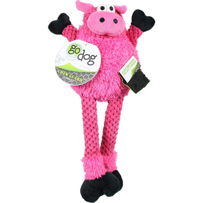 Godog Checkers Skinny Pig Dog Toy