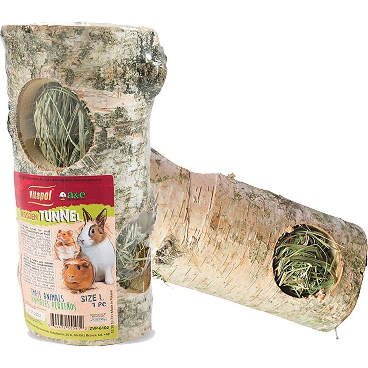 Vitapol Wood Tunnel W/Hay