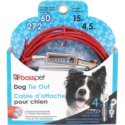 Boss Pet Tie-Out W/ Spring