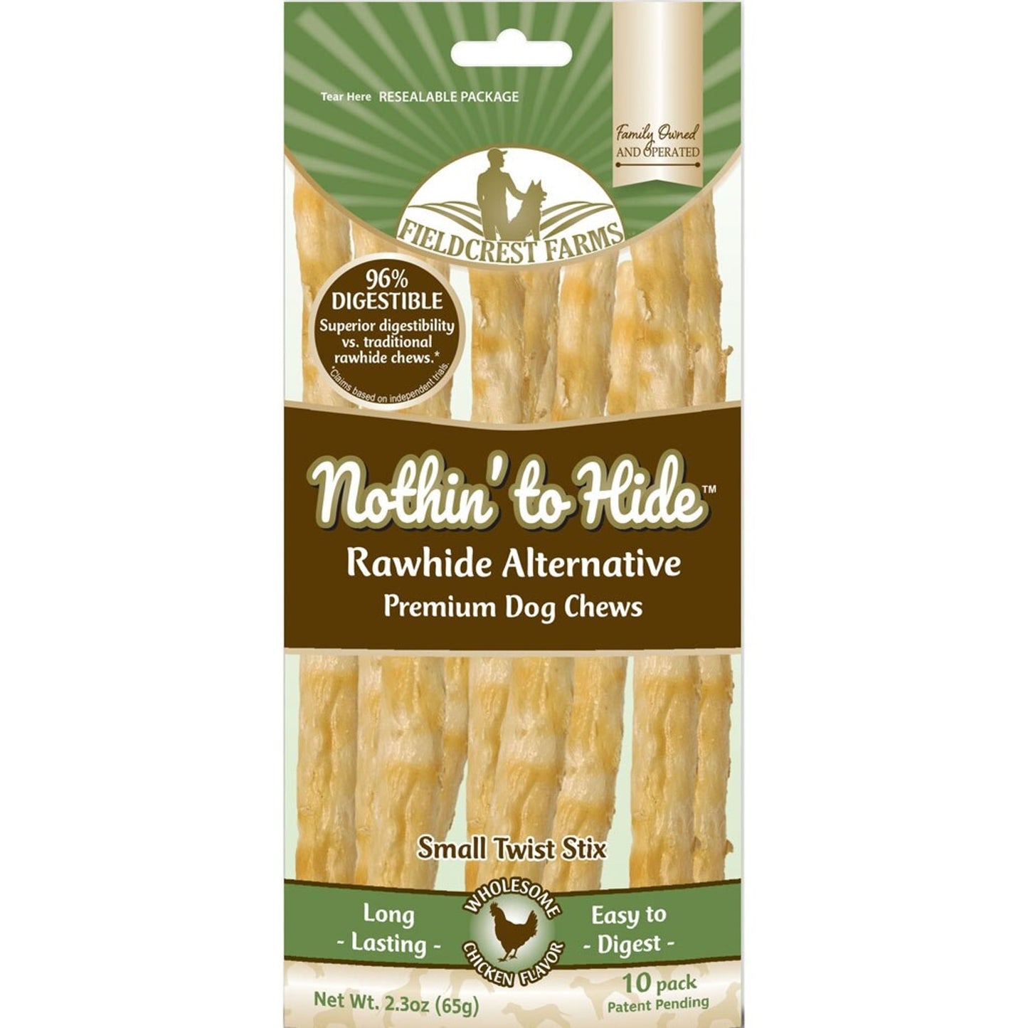 Nothin' To Hide Rawhide Alternative Twist Stix