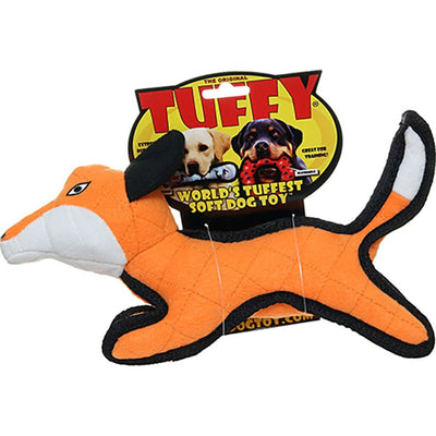 Tuffy Jr Zoo Fox Durable Soft Dog Toy