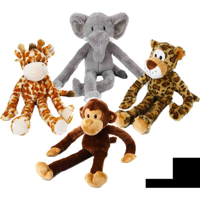 Multipet Swingin' Safari Plush Dog Toy