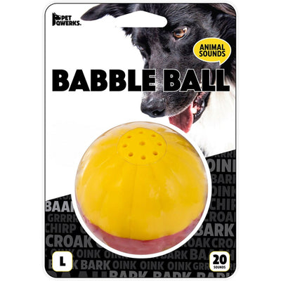 Animal Sounds Babble Ball Dog Toy