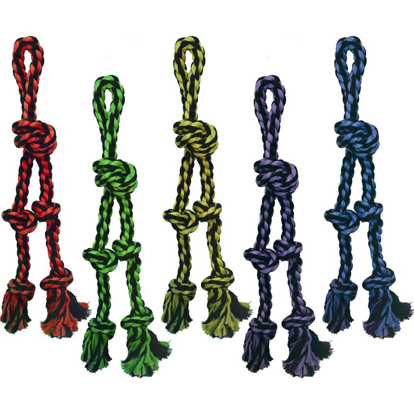 Multipet Nuts For Knots Rope Tug W/2 Danglers