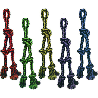 Multipet Nuts For Knots Rope Tug W/2 Danglers
