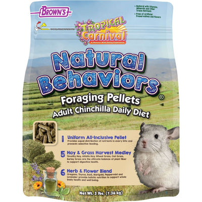 Tropical Carnival Foraging Pellets Chinchilla Food