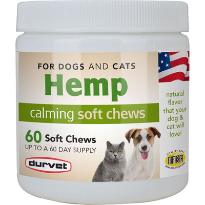 Durvet Hemp Calming Soft Chews For Dogs & Cats