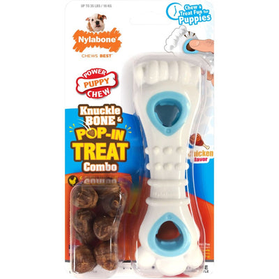 Nyla Puppy Power Chew Knuckle Bone Pop-In Treat